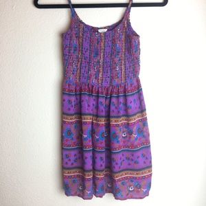 Forever 21 Ruched Sun Dress w/ adjustable straps